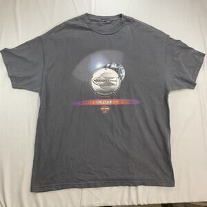 VTG Gainesville Florida Harley Davidson Gray Shirt Sz 2XL Alligator Alley